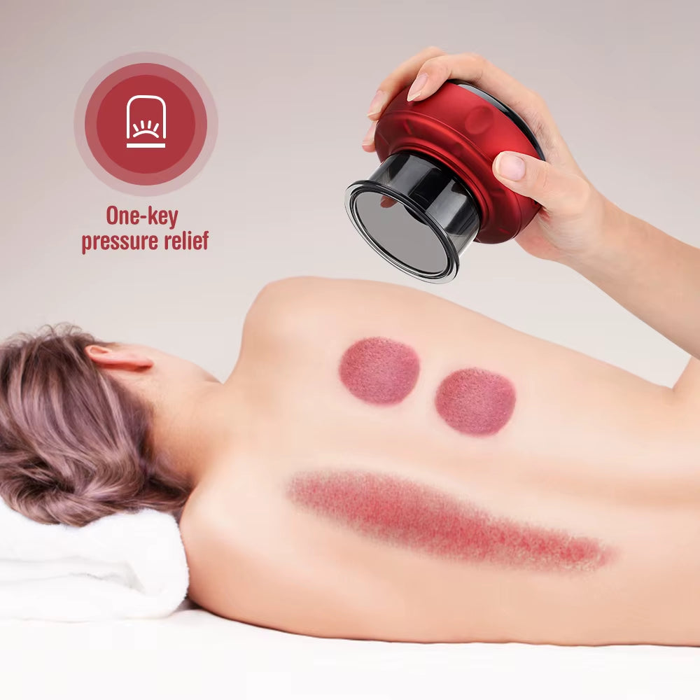 Smart Cupping Therapy Massager with Red Light Therapy for Circulation Chinese Anti-Cellulite Vacuum Cupping Massage Suction Cups